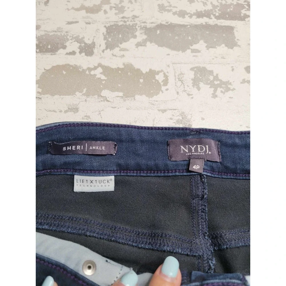 NYDJ Sheri Ankle Jeans Women's 4P Lift Tuck Technology Not Your Daughter's Jeans